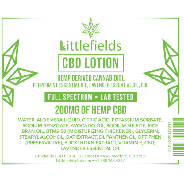 Cannabidiol Lotion